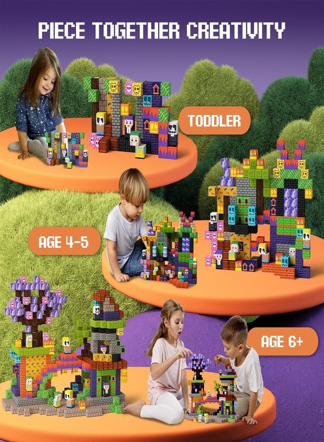 GobiDex Magnetic Blocks, 100PCS Building Toys for Kids 3+, Upgraded Zomblock STEM Sensory Magnets Construction Set, Birthday for Boys & Girls - Image 3